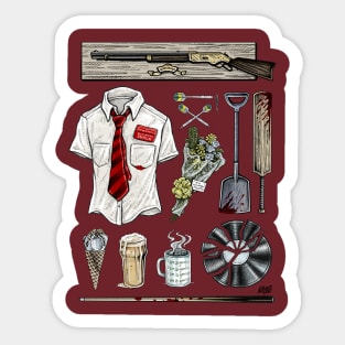 Shaun of the Dead Movie Props Sticker